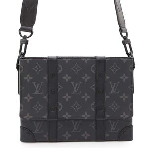 Louis Vuitton Shoulder Bag Monogram Eclipse Black Trunk Messenger Black